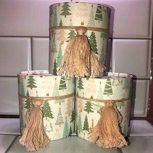 3 Jar Holiday Candle Set